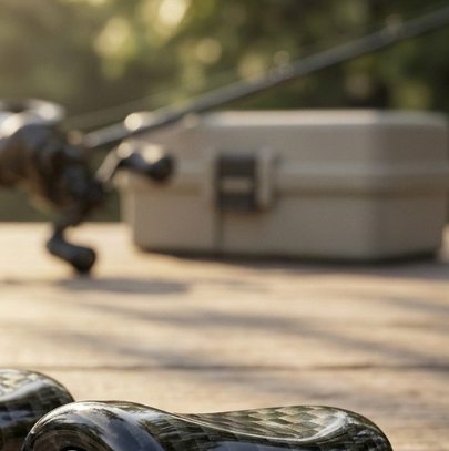 Fishing Rod Carbon Fiber - ลูกบิดมือจับรอกตกปลา ABS ลายคาร์บอนไฟเบอร์ สำหรับ SLP DAIWA