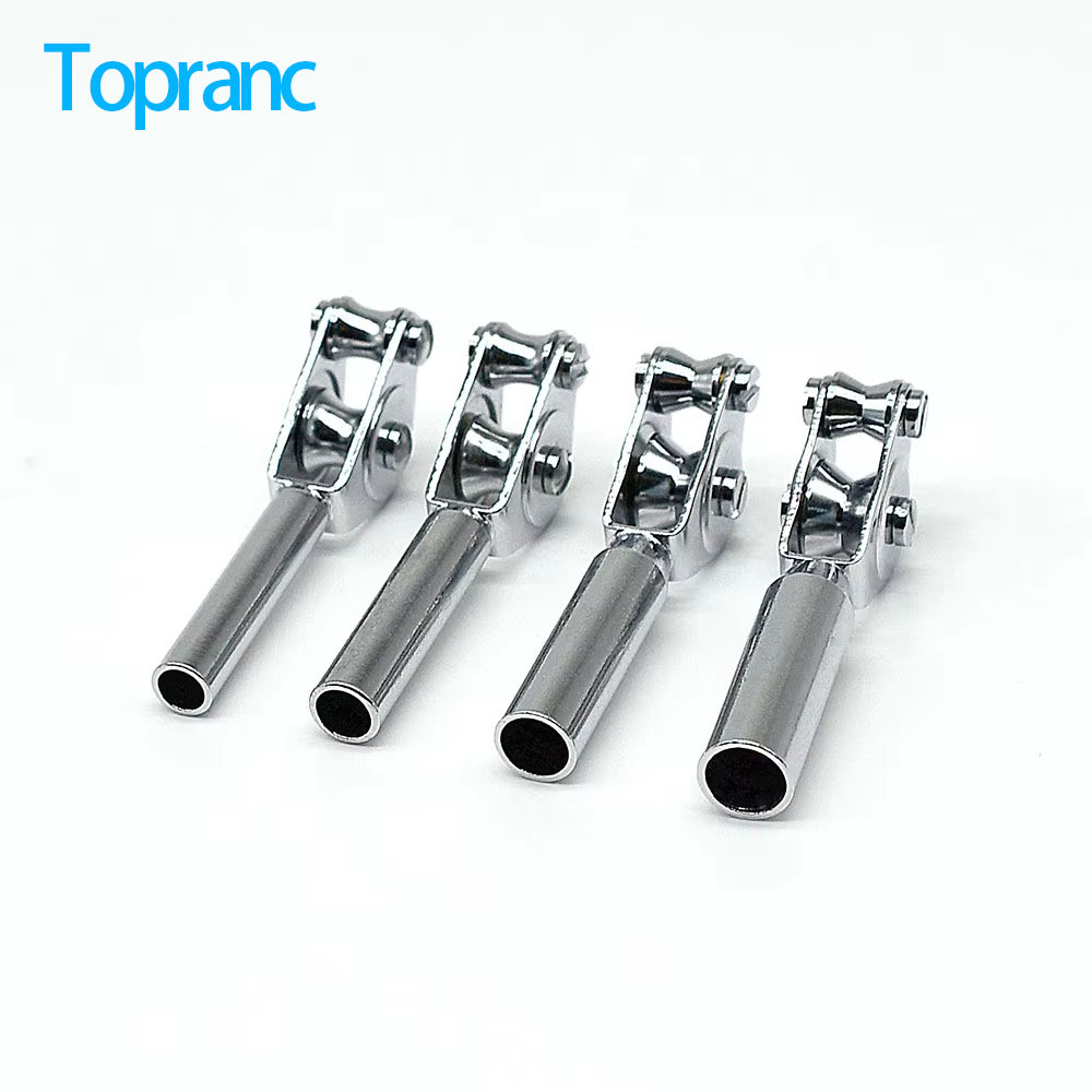 Fishing Rod Tip Replacement - Topranc ตกปลา Roller Guide Rod โลหะเคล็ดลับตกปลา