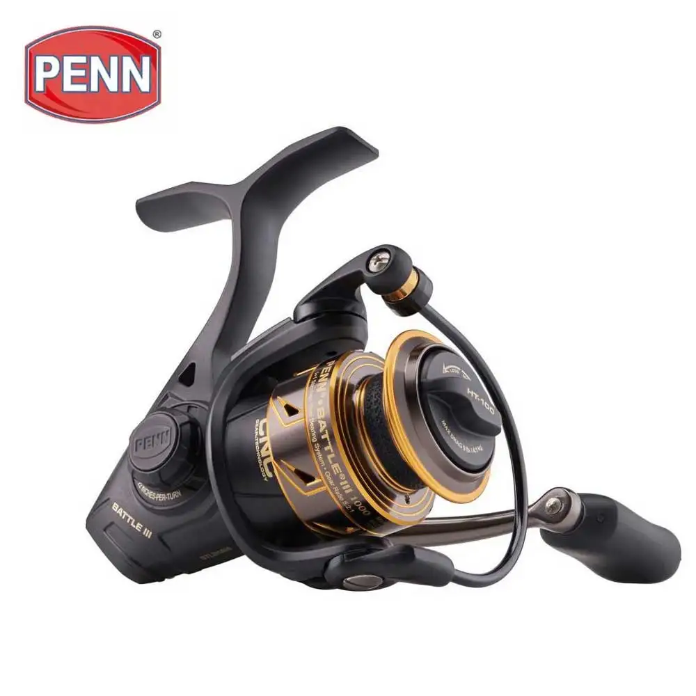 Penn Reel Spinfisher - รอกตกปลาเพนน์แบทเทิล III 3000 8000ของแท้จากสหรัฐอเมริการอกหมุนสำหรับเรือน้ำเค็มพร้อมรอกหมุนเบสทำจากโลหะทั้งตัวเครื่อง