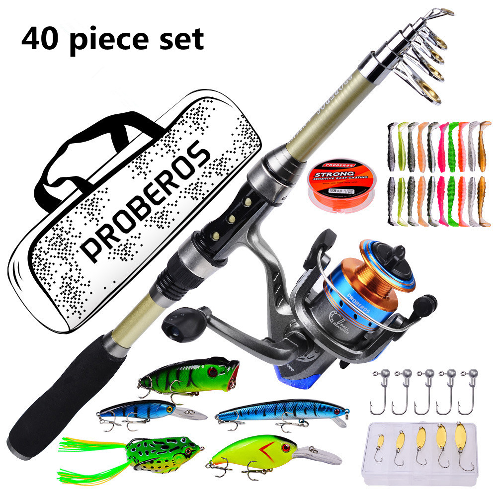 ชุดอุปกรณ์ตกปลาทะเลใหม่ 40 ชิ้ - Fishing Rod Fly บทวิจารณ์และราคา
