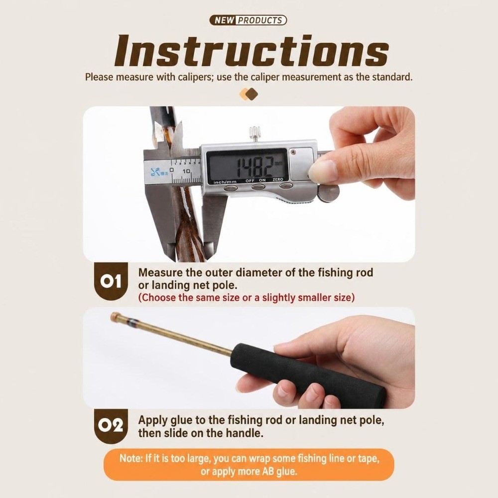 ด้ามจับคันเบ็ด EVA ขนาดเล็ก ด้ - Fishing Rod Building Kit บทวิจารณ์และราคา