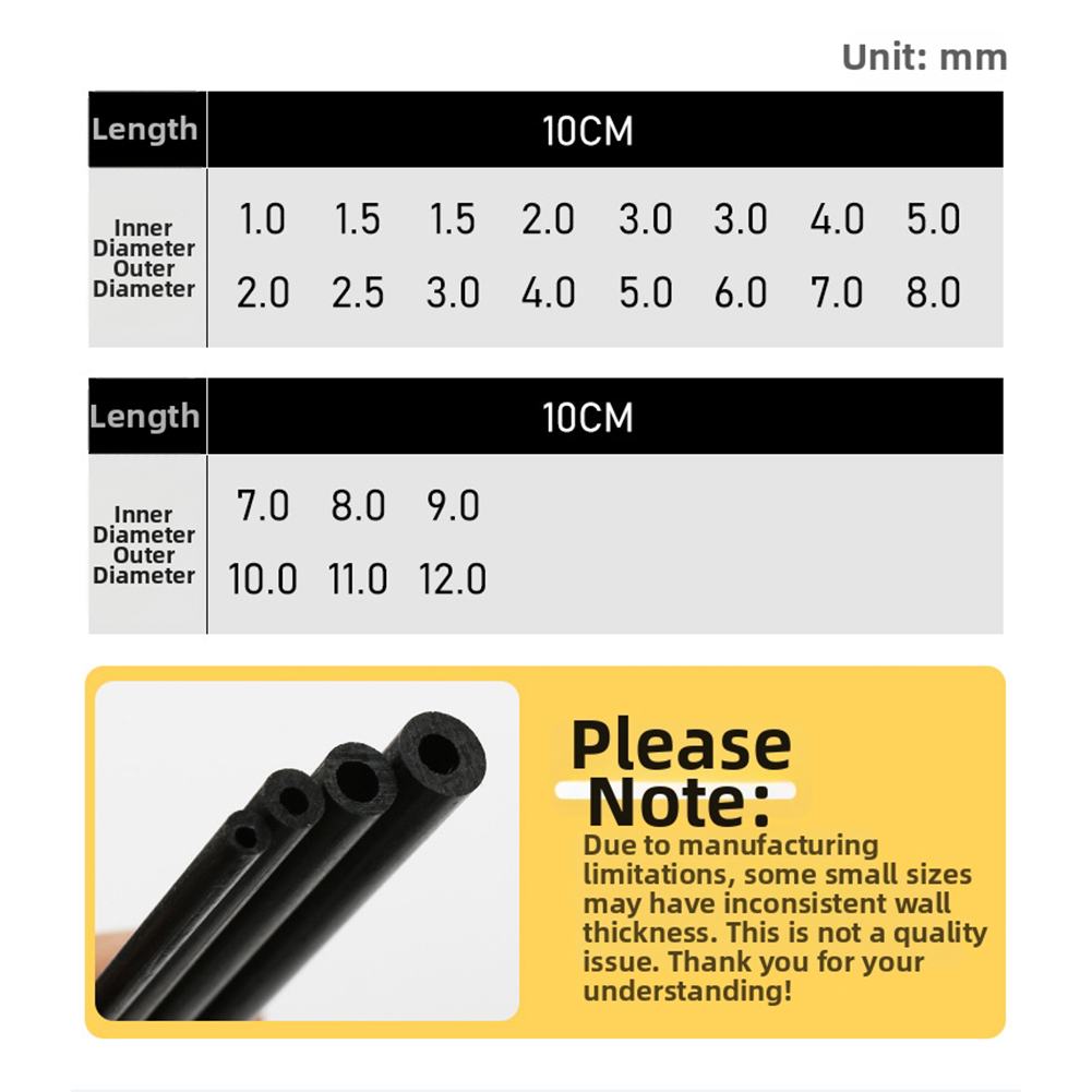 ท่อคาร์บอนไฟเบอร์กลวงสีดำขนาด  - Fishing Rod Repair Kit บทวิจารณ์และราคา
