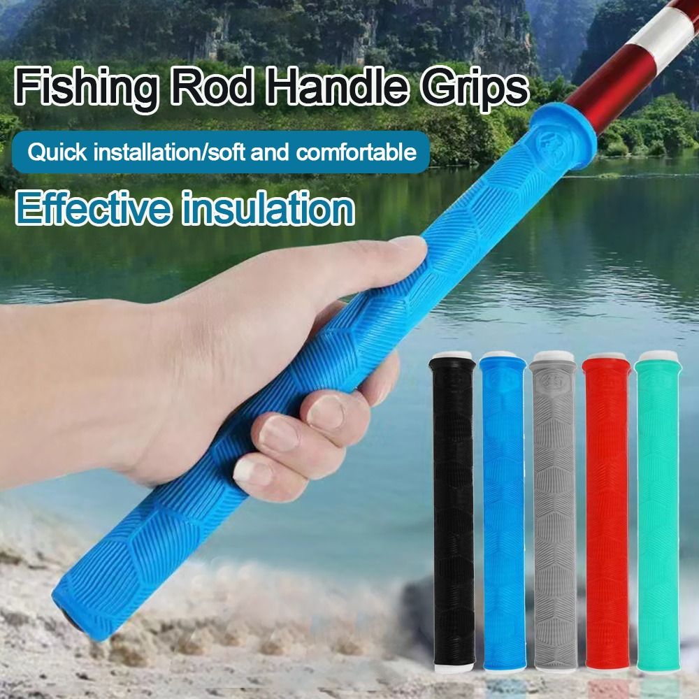 ปลอกหุ้มด้ามคันเบ็ดซิลิโคนกันล - Fishing Rod Repair Kit บทวิจารณ์และราคา