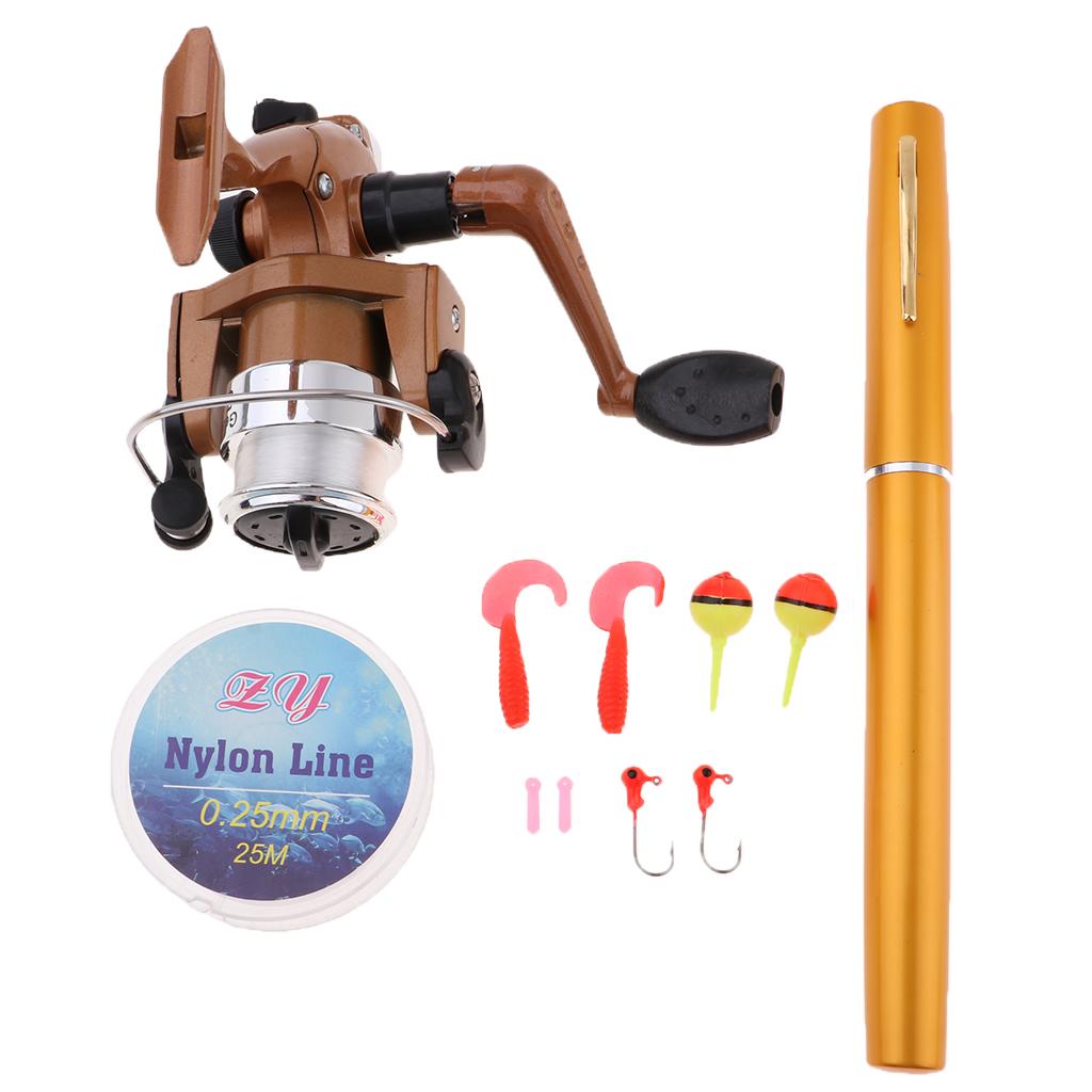 ชุดอุปกรณ์ตกปลาแบบพกพาขนาดเล็ก - Fishing Rod Combo บทวิจารณ์และราคา