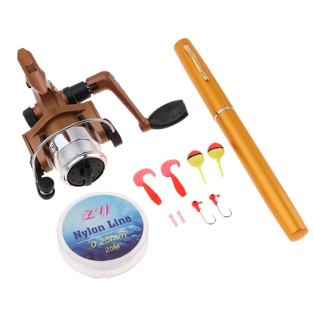ชุดอุปกรณ์ตกปลาแบบพกพาขนาดเล็ก - Fishing Rod Combo บทวิจารณ์และราคา