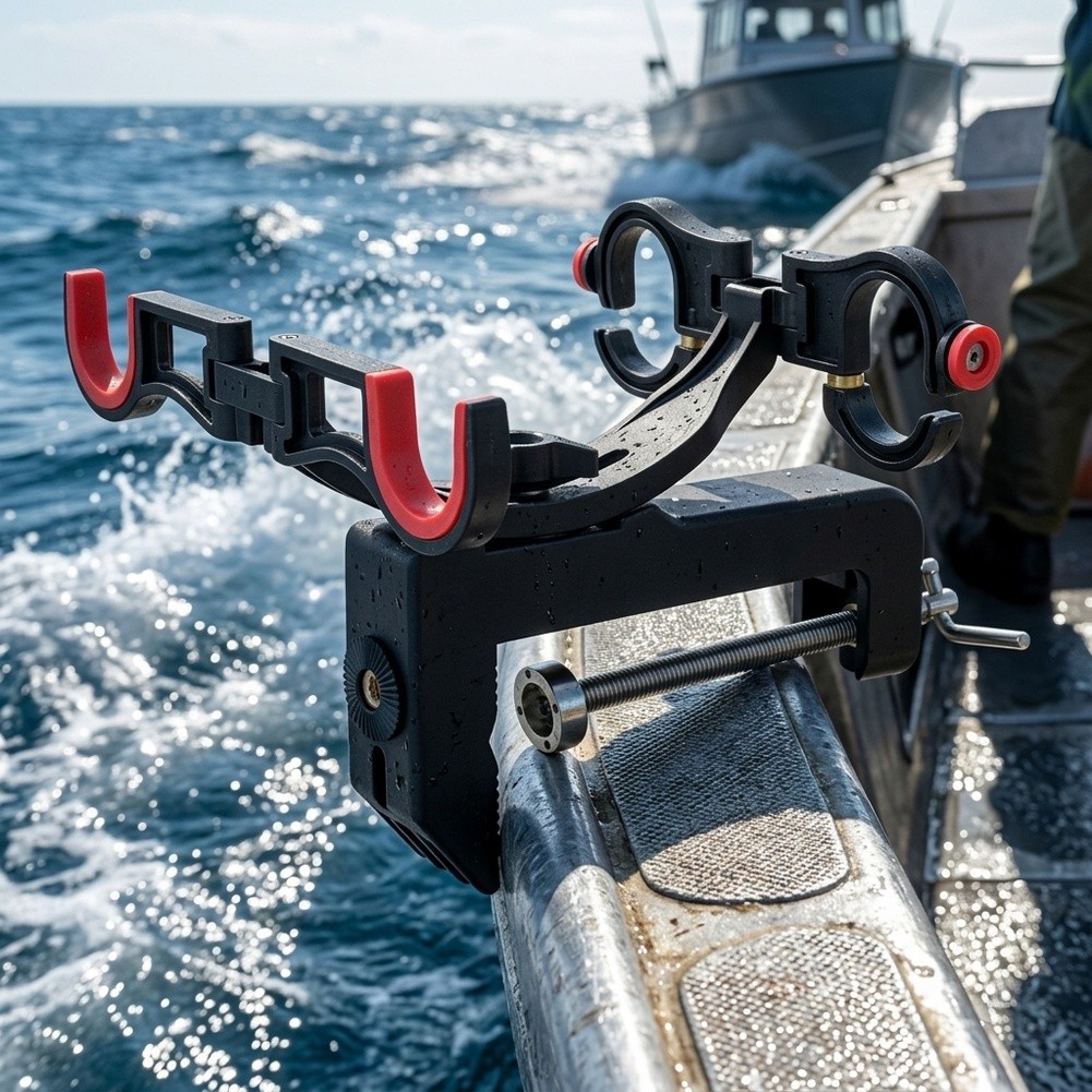 ที่วางคันเบ็ดตกปลาแบบสองหัวสำห - Fishing Rod Boat บทวิจารณ์และราคา