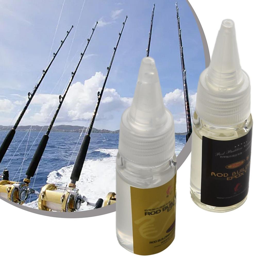2 ชิ้นตกปลา Rod กาวตกปลา Rod อ - Fishing Rod Building Kit บทวิจารณ์และราคา
